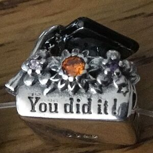 S925 “You Did It" Graduation Charm - Pandora Style